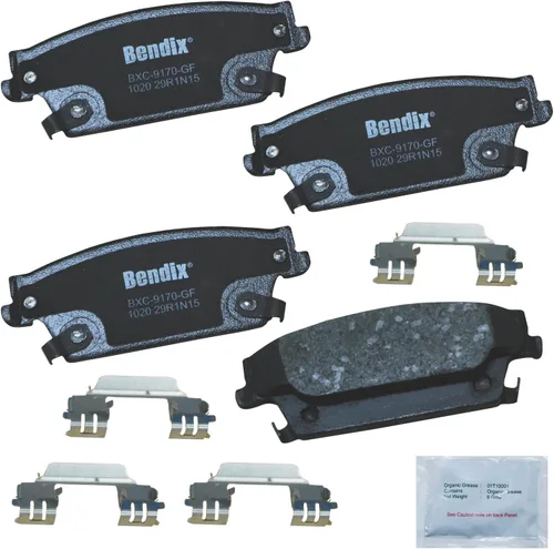 Vista 112 de Bendix Priority1 CFC154 - Juego de pastillas de freno de disco para Avanti II, Century, LeSabre, Regal, Riviera, chasis comercial, DeVille