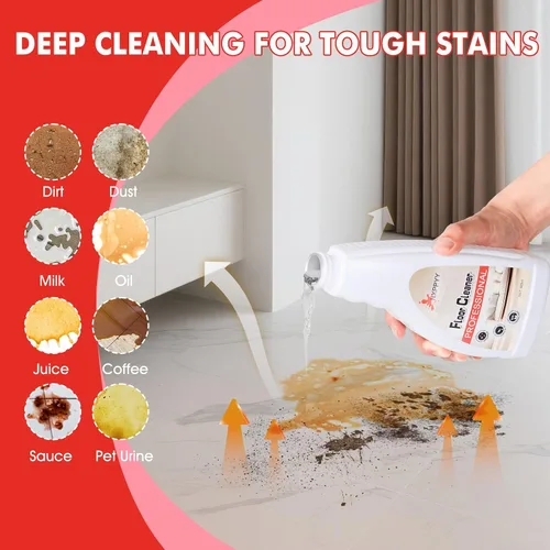 Vista 5 de Floor Cleaning Solution Compatible with Roborock Q5/Q7/Q8/S7/S8/Qrevo Series, All Robot Vacuums & Wet Dry Vacuum, Floor Cleaner for Mopping, 2