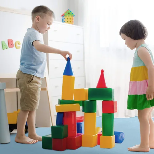Vista 4 de We Sell Mats - Baldosas multiusos de espuma EVA con un grosor de 0.5 pulgadas, alfombrillas entrelazadas para gimnasios de interior y para el hogar