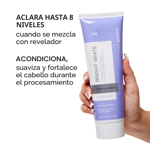 Vista 4 de Ion Aclarador de crema blanco brillante de 10.6 onzas