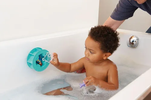 Vista 5 de PLAYMOBIL 1.2.3 Rueda de agua Aqua con Baby Shark