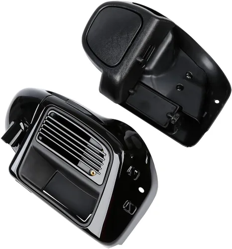 Vista 12 de XMT-MOTO Carenado inferior ventilado de pierna refrigerado por aire con altavoces y rejillas de 6.5 pulgadas para modelos Harley Touring Road King