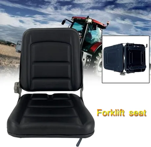 Vista 3 de Universal Tractor Seat SOFEDY Forklift Cortacésped PVC Se adapta a carretilla elevadora excavadora, tractor, Kubota, cargador de deslizamiento