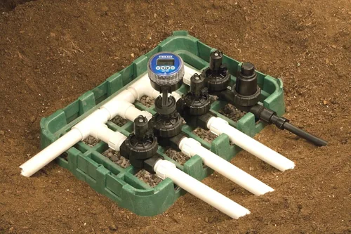 Vista 2 de Hydro-Rain 4020 - Controlador de batería de 4 estaciones con 1 solenoide