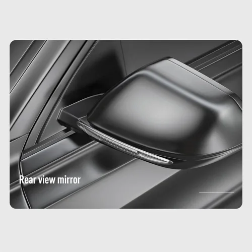 Vista 6 de Protector de puerta de coche, 4 unidades, tira protectora de arañazos, calcomanías de goma para parachoques de automóvil, protección de borde