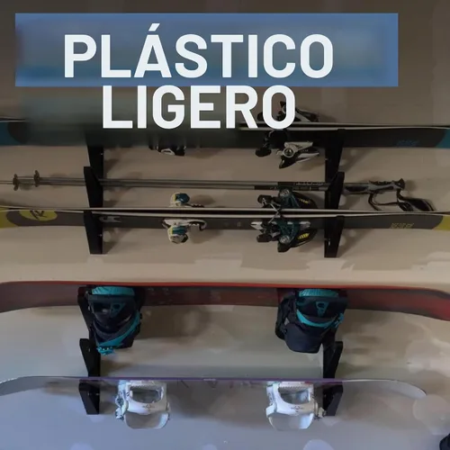 Vista 4 de StoreYourBoard Estante de almacenamiento de plástico ABS para esquí