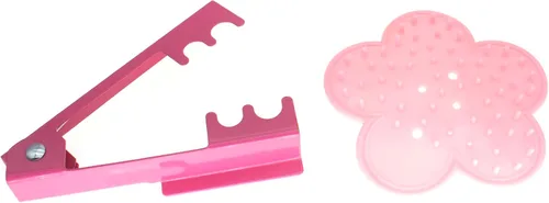 Vista 3 de FDXGYH - Kit de herramientas para eliminar espinas y hojas de tallo rosa Removedor de espinas de hoja de rosa (rosa)