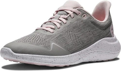 Vista 15 de FootJoy FJ Flex - Zapatos de golf para mujer, estilo de temporada anterior Gris/Blanco/Lavanda