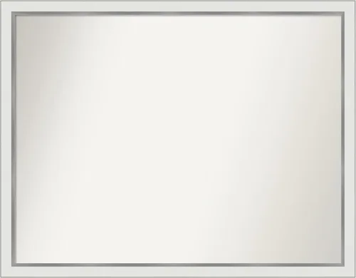 Vista 66 de Amanti Art Espejo personalizado, espejo de baño estrecho Alexandria White Wash, espejo de pared o espejo de tocador de baño sobre el fregadero