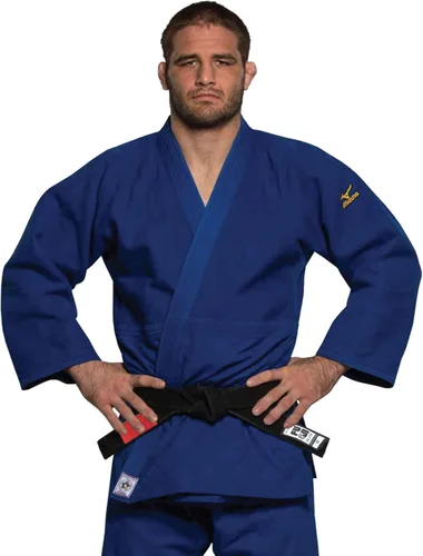 Vista 2 de Fuji Cinturón BJJ de tejido de perlas prémium Negro