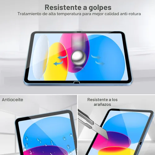 Vista 5 de ProCase 1 protector de pantalla para iPad A16 2025 11th 11 pulgadas/10th