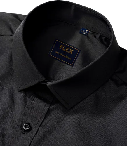 Vista 3 de J.VER Men's Dress Shirts Solid Long Sleeve Stretch Wrinkle-Free Formal Shirt Business Casual Button Down Shirts