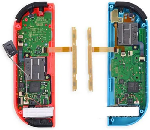 Vista 4 de Onyehn 2 Pairs(SL+SR) Right and Left Flex CableButton Key,LR Flex Cable Suit for Nitendo Switch NSSwitch OLED Joy Con Repair Part