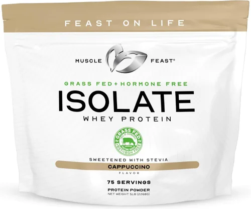 Vista 14 de Muscle Feast Proteína de suero aislada de vacas alimentadas a pasto, totalmente natural sin hormonas, criadas en pasto, Proteína de suero aislada