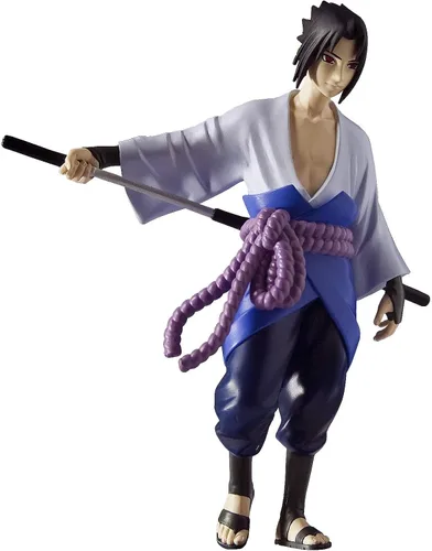 Vista 2 de Toynami Naruto Shippuden: Sasuke - Figura de acción de 6 pulgadas