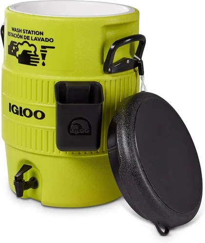 Vista 3 de Igloo Enfriador deportivo Dispensador de bebidas aislado con boquilla Estación portátil de lavado de manos