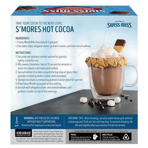 Vista 14 de Swiss Miss Cápsulas K Cup Keurig de Chocolate Caliente con Leche Monodosis, 28