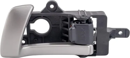 Vista 116 de TRQ Manija de puerta interior delantera izquierda cromada y negra para el lado del conductor compatible con Ford F-150 2012-2014