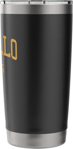 Vista 2 de Amarillo High School HS Amarillo TX Retro Sports - Vaso aislado de acero inoxidable