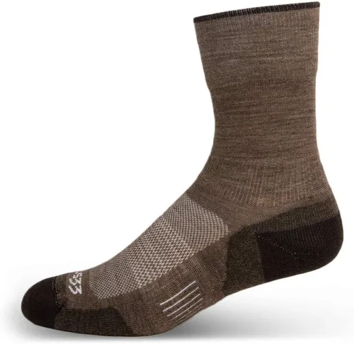 Vista 14 de USA Made - Micro Cushion Crew Socks - Hiking Socks - Merino Wool - Mountain Heritage S35 Micro + Cojín Patriot