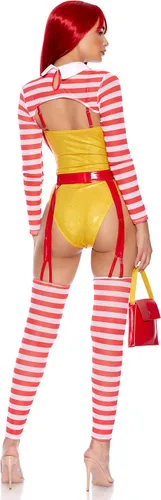 Vista 7 de Forplay Disfraz sexy de comida rápida para mujer, talla Me Up, multicolor