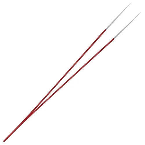 Vista 6 de Pinzas para el cabello encarnado Punta puntiaguda Rojo Acero inoxidable de precisión Extra afiladas y perfectamente alineadas