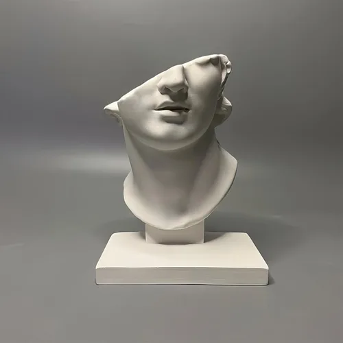 Vista 4 de Figuras de estatua griega, busto romano, escultura de mitología griega, estatuas de yeso, réplicas de esculturas, figuras, decoración moderna