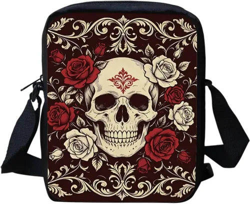 Vista 17 de Halloween Cat Small Messenger Bag Crossbody Shoulder Bag for Women Black Cat Pumpkin