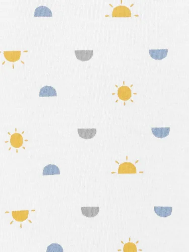 Vista 2 de Simple Joys by Carters Bata de dormir de algodón para bebé paquete de 3