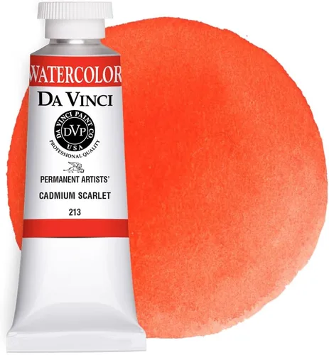 Vista 55 de DA VINCI PAINTS Pintura Acuarela Profesional para Artistas, Azul Cobalto, 15mL