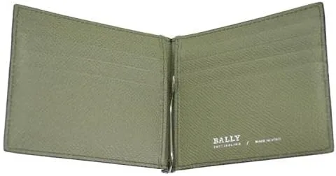 Vista 3 de BALLY Bodolo 6232168 - Cartera plegable de cuero negro para hombre, Negro -, Vestido