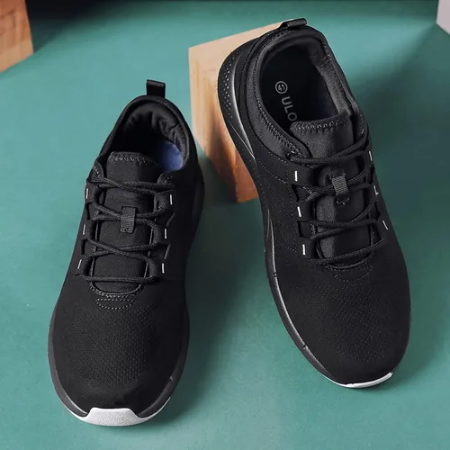 Vista 6 de ulogu Zapatos impermeables para hombres y mujeres, ligeros, antiaceite, antideslizantes, para servicio de alimentos, trabajo, zapatos deportivos