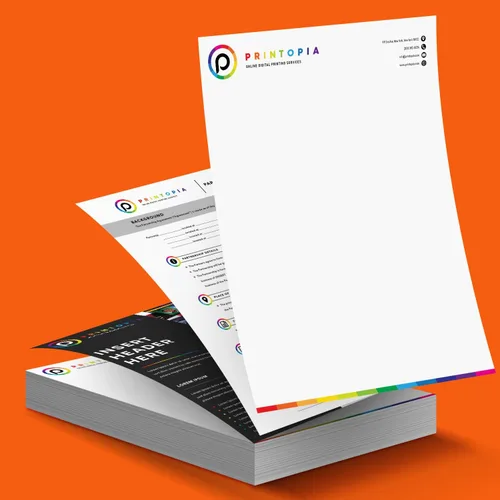 Vista 3 de 9" x 12" White Regular Paper – Multipurpose Office Paper for Copy, Printing and Writing Inkjet and Laser Printer Compatible 20lb Bond / 50lb