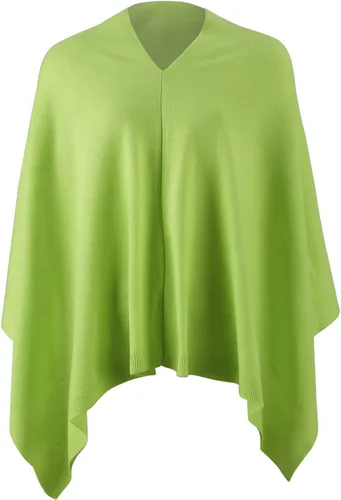 Vista 80 de Fomolom Ponchos para mujer, versátil, ligero, tejido sólido, chal envolvente, bufanda, accesorios para mujer