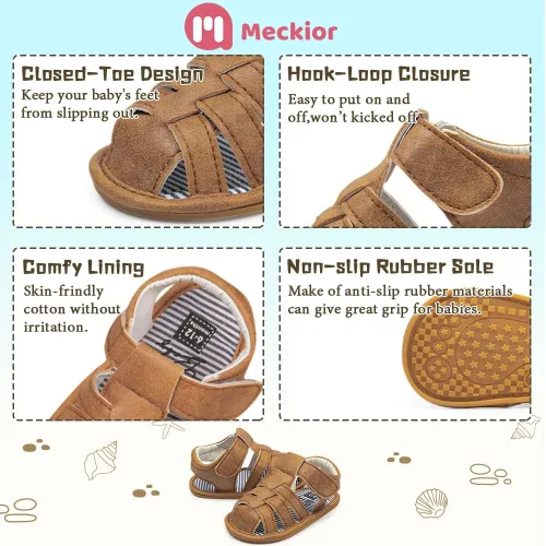Vista 5 de Save Beautiful - Sandalias de verano para bebé, niños, una suela suave y antideslizante. Zapatos para los primeros pasos
