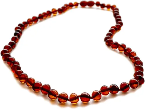 Vista 24 de Amber Necklace for Women - HandMade Baltic Jewelry for Adult - 18 inch - 100% Genuine