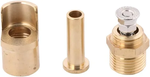 Vista 6 de Bebedero automático de pezón de cobre de 1/2 pulgada para ovejas, cerdos, cerdos, cerdos (paquete de 5)