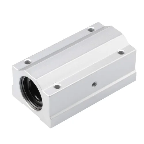 Vista 8 de uxcell Unidades lineales del bloque deslizante del rodamiento de bolas SCS8LUU, diámetro interior de 26.2 ft m