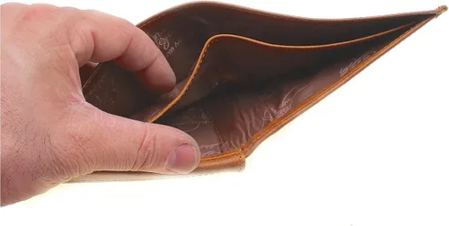 Vista 8 de Asoodehdelan - Cartera de piel auténtica Farvahar con alas de león para hombres