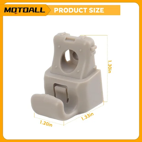 Vista 3 de MOTOALL Reemplazo de clips para visera solar para Tesla Model 3 2017-2020
