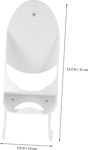 Vista 2 de Veemoon Soporte para tabla de planchar para colgar en la pared, material Pbt, resistente al calor, fácil de instalar
