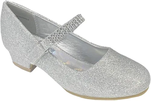 Vista 3 de Zapatos casuales Mia para niñas y niños grandes, Plateado