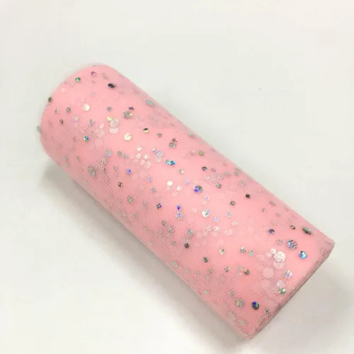 Vista 37 de Rollo de tul con lentejuelas con purpurina, decoración de boda, suministros de organza para fiestas de cumpleaños, carrete de tela, vestido tutú