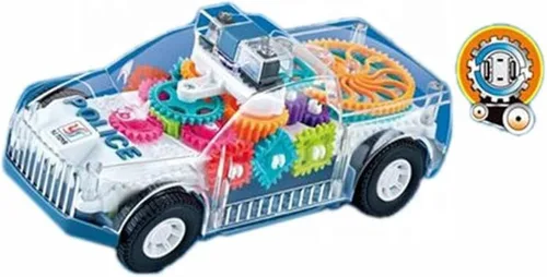 Vista 2 de Nenekal - Juguete de pez dorado transparente con música y luces. Tecnología Bump and Go. Perfecto para bebés con tiempo boca abajo, juguetes