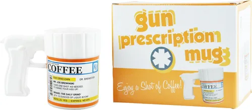 Vista 3 de Fairly Odd Novelties Prescription Gun - Taza de café, 12 onzas