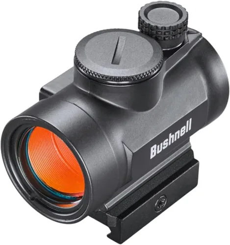 Vista 2 de Bushnell TRS-26 1 x 26 alcance de punto rojo, mira de punto rojo reflejo con 3 MOA y 50,000 horas de duración de la batería Negro