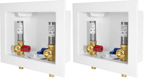 Vista 15 de EFIELD Caja de salida para lavadora, conexión de expansión Pex-A F1960 de 1/2 pulgada x conexión MHT de 3/4 pulgadas, con pararrayos de martillo