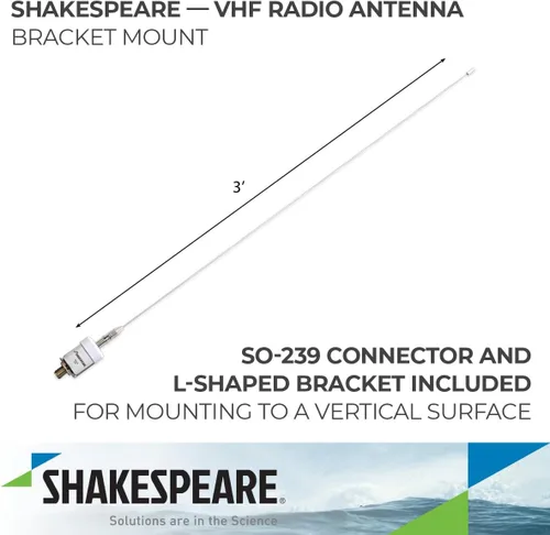 Vista 2 de Shakespeare 5242-A Antena de acero inoxidable de 36" con desconexión rápida