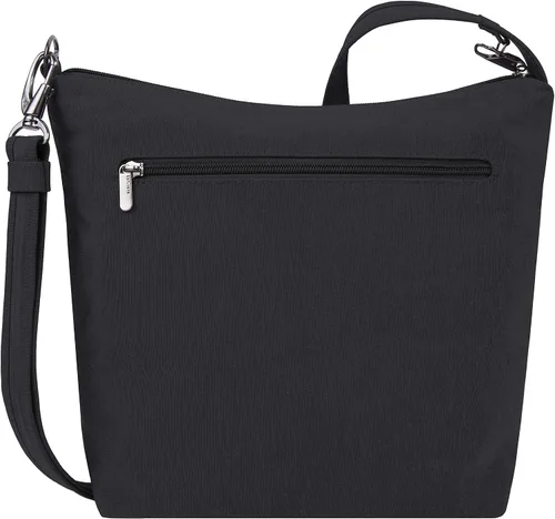 Vista 4 de Travelon Bolso bandolera antirrobo Metro, Negro -, Classic