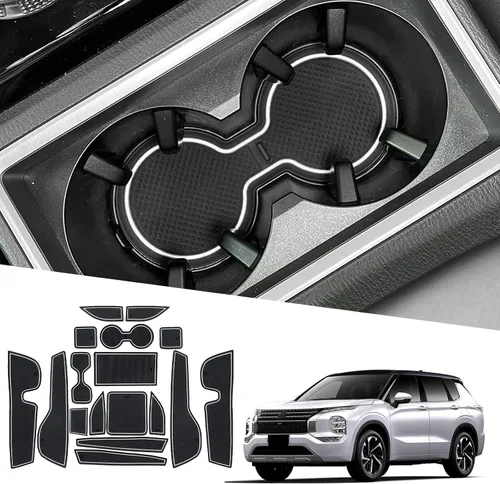 Vista 9 de Alfombrillas con ranura para puerta de pasaporte 2026 para Honda Passport 2026, accesorios 25 piezas/juegos de forro de consola central compatible